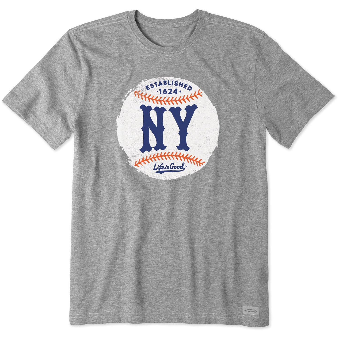 Men's NY Baseball Short Sleeve Crusher Tee