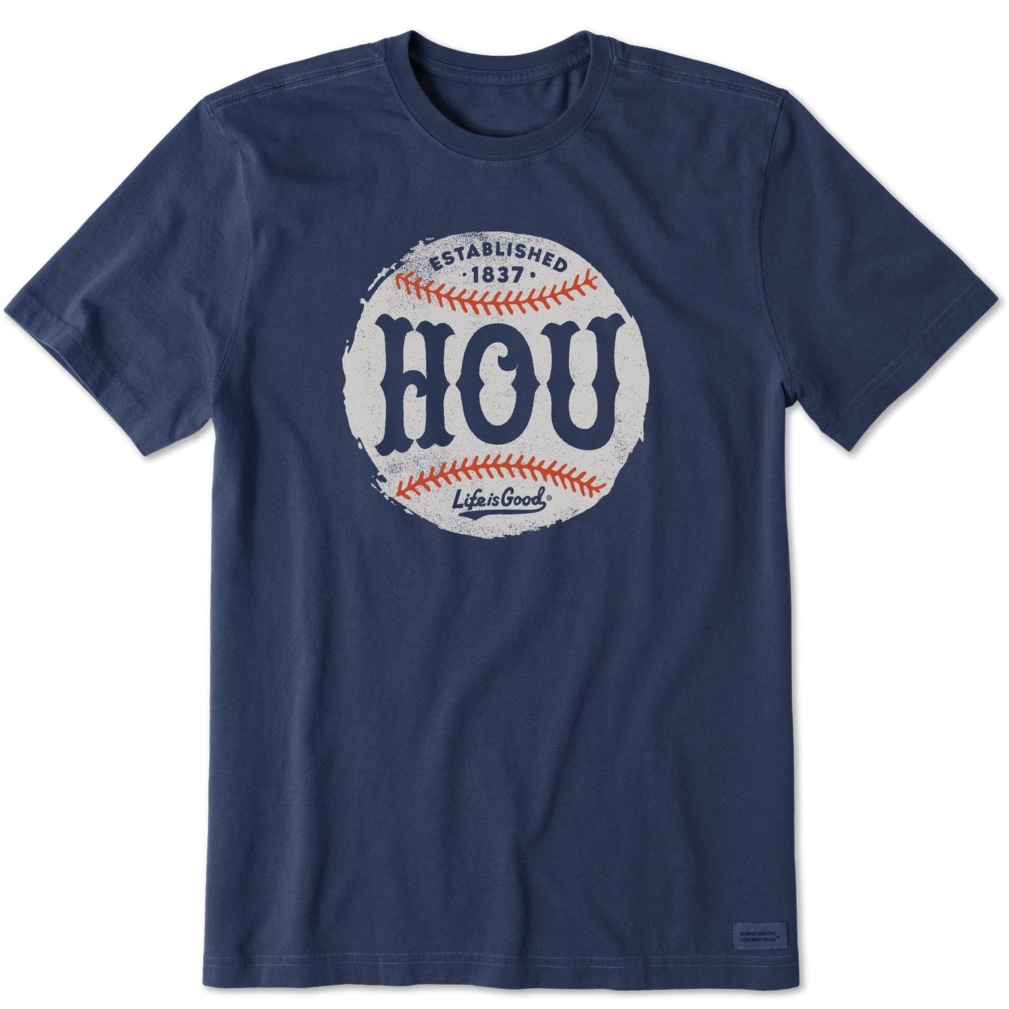 Men's Houston Baseball Short Sleeve Crusher Tee