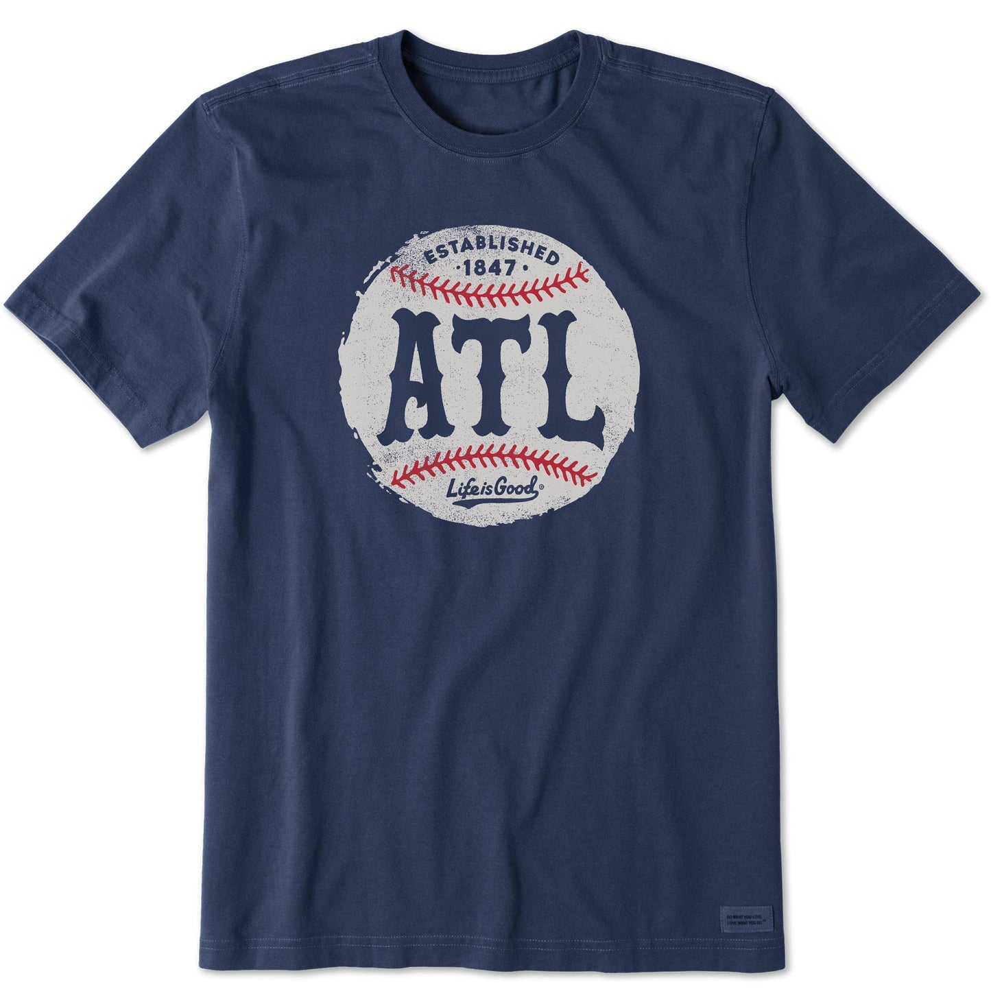 Men's Atlanta Baseball Short Sleeve Crusher Tee