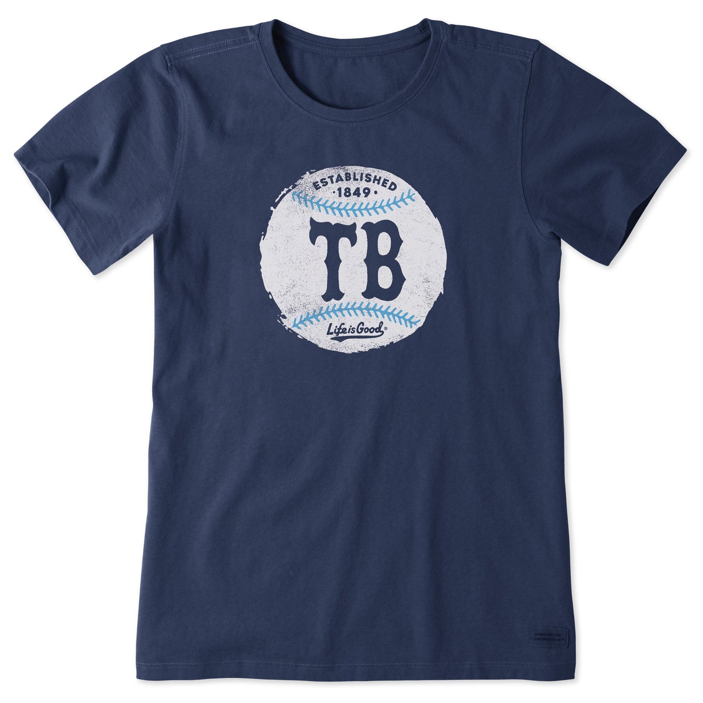 Women's Tampa Bay Baseball Short Sleeve Crusher Tee