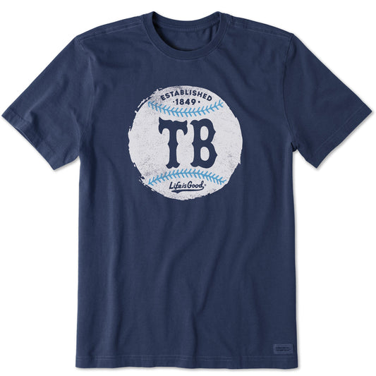 Men's Tampa Bay Baseball Short Sleeve Crusher Tee