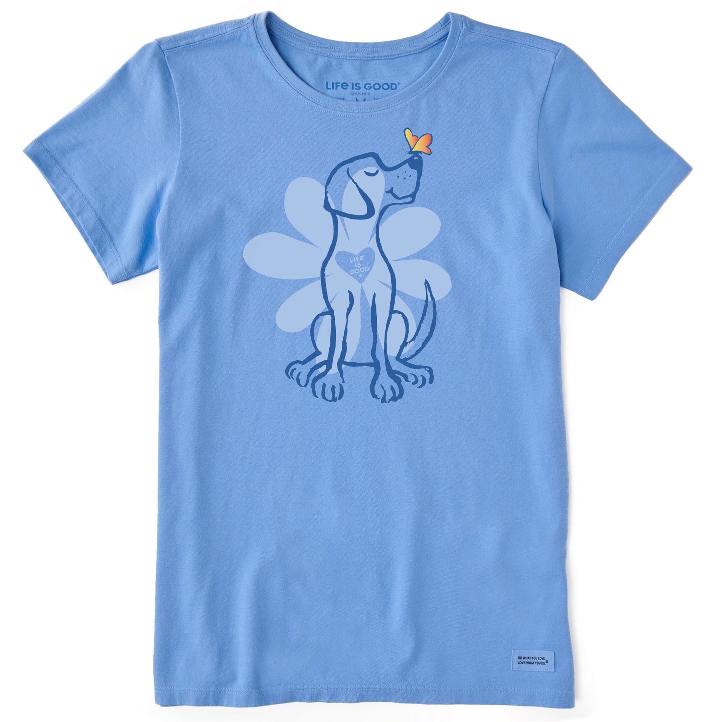 Women's Spring Daisy Dog Short Sleeve Tee