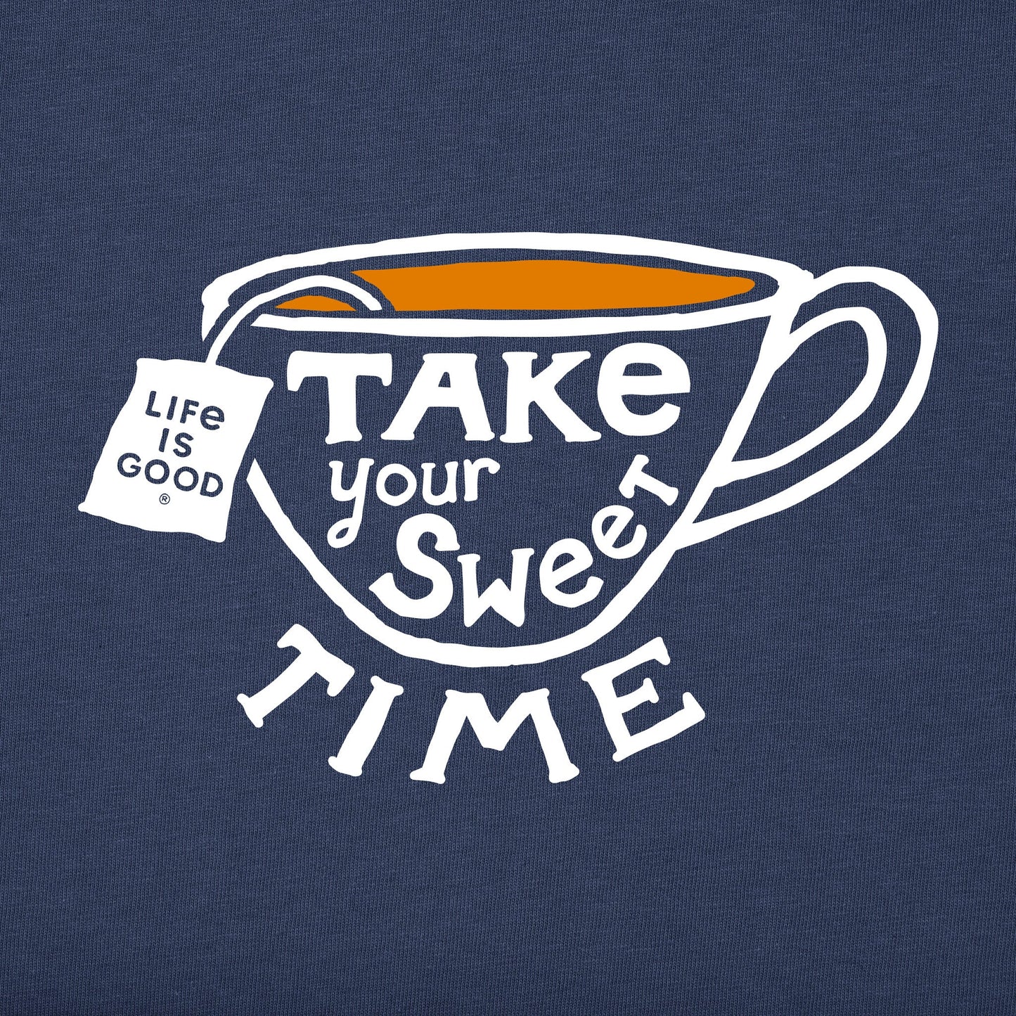 Women's Sweet Time Leaves Tea Short Sleeve Crusher Vee