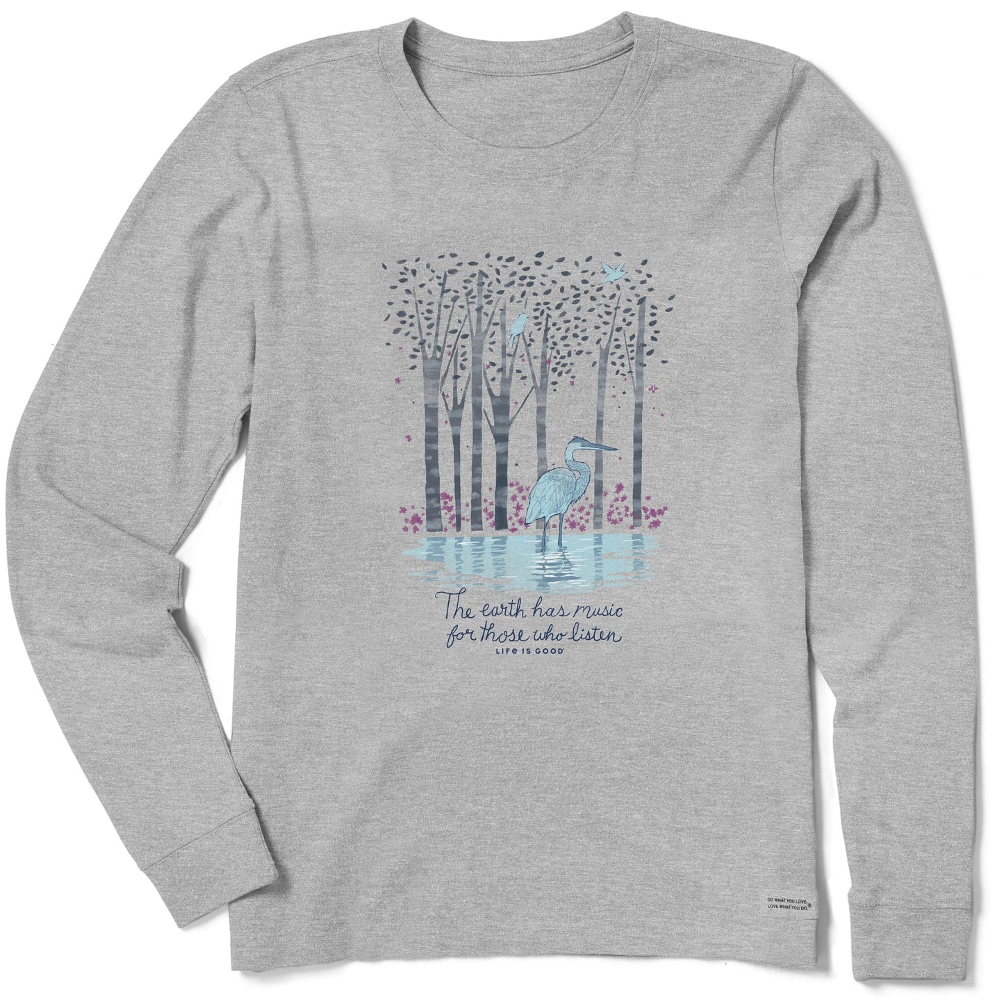 Women's Earth Has Music Heron Long Sleeve Tee
