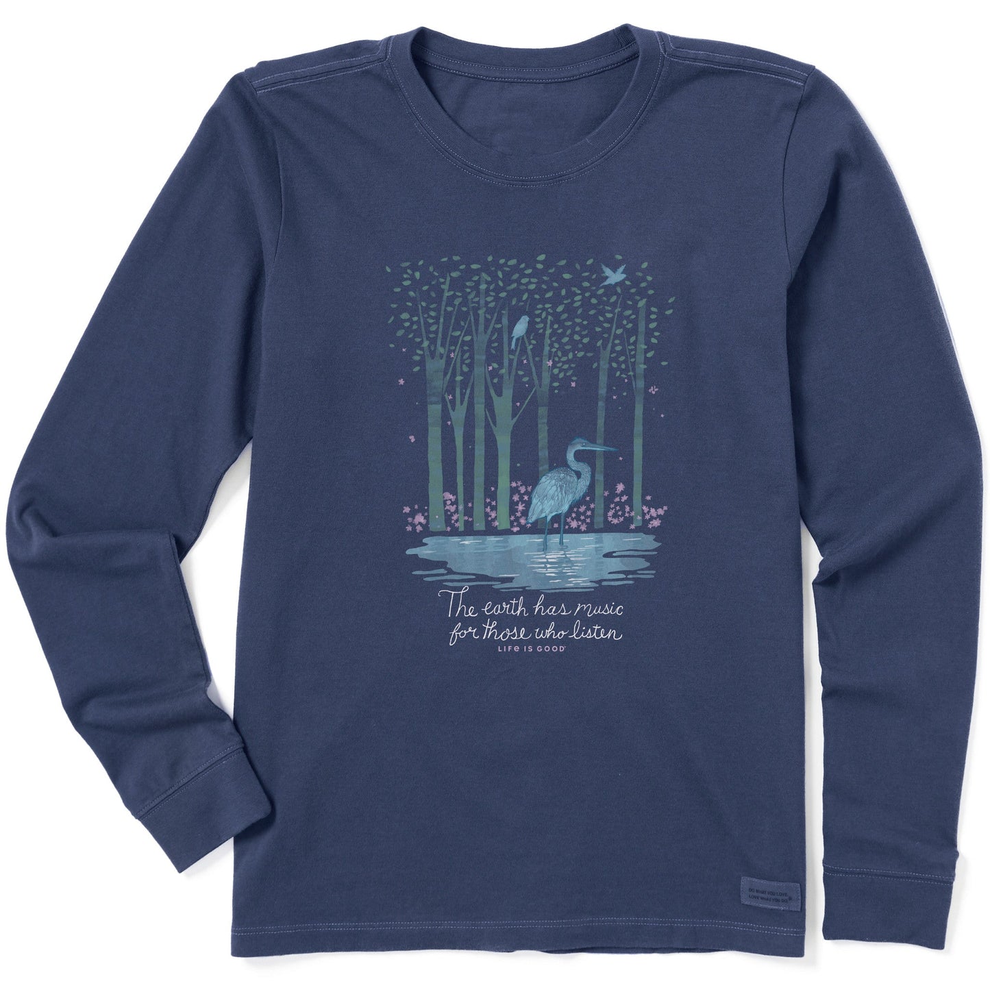 Women's Earth Has Music Heron Long Sleeve Tee