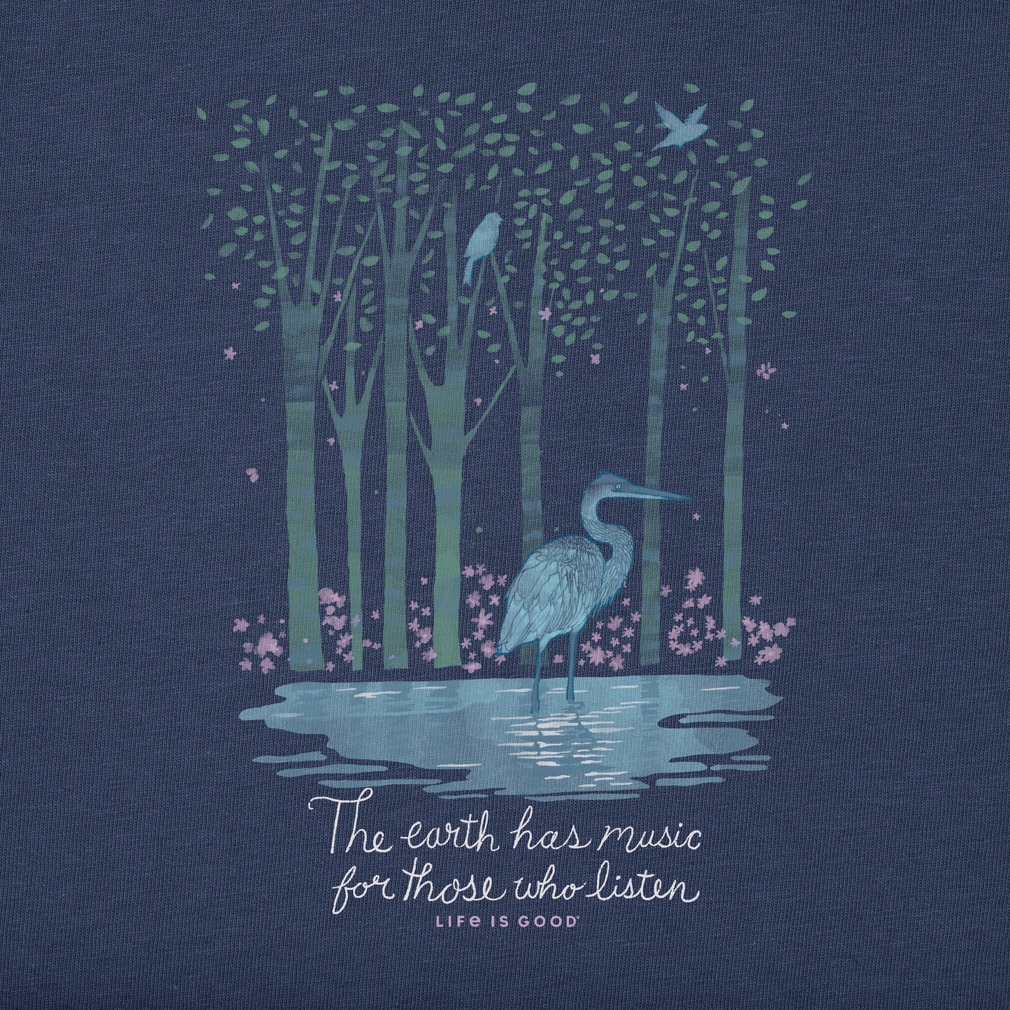 Women's Earth Has Music Heron Long Sleeve Tee