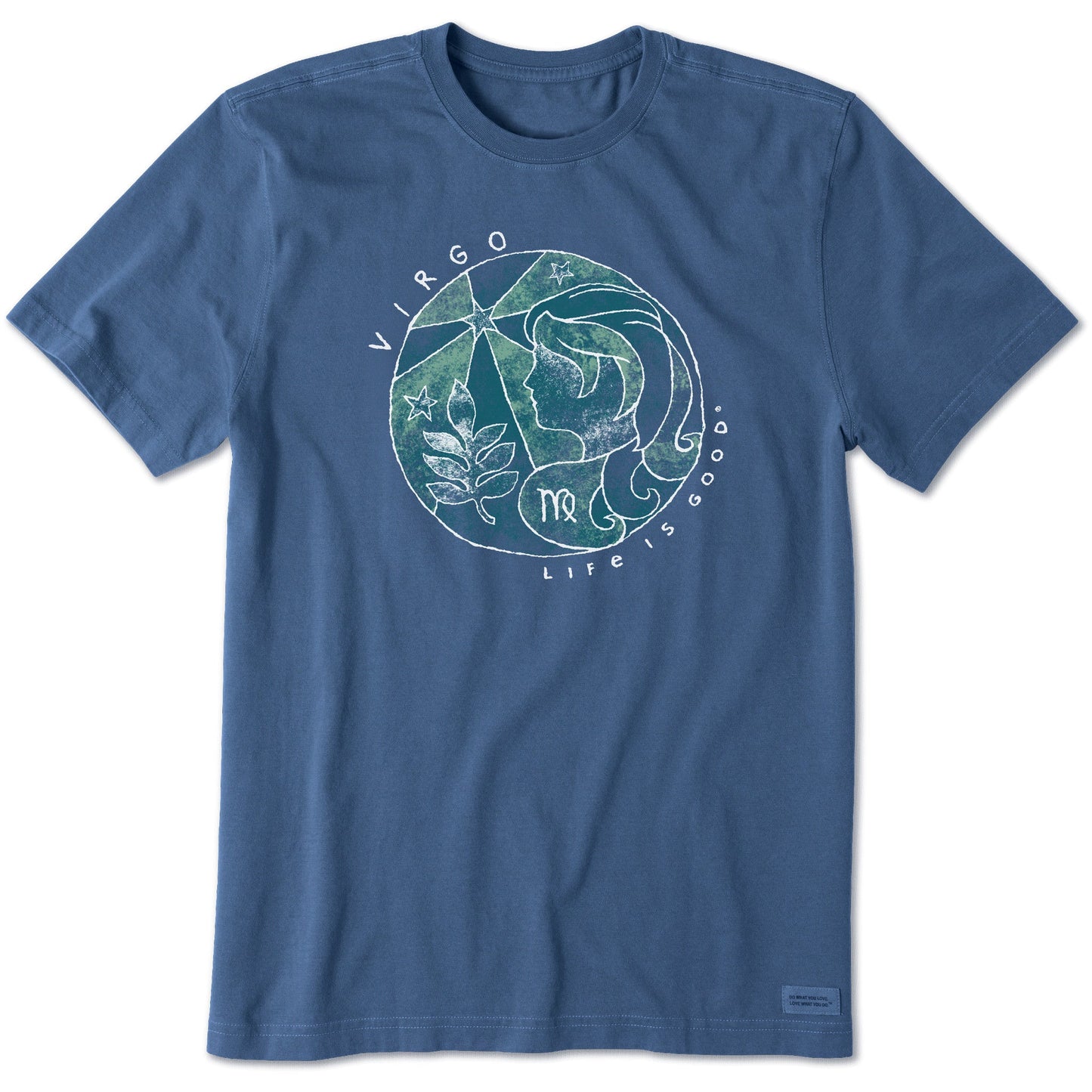 Men's Trippy Virgo Short Sleeve Crusher Tee