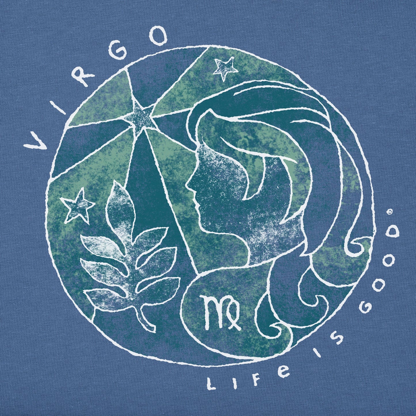 Men's Trippy Virgo Short Sleeve Crusher Tee
