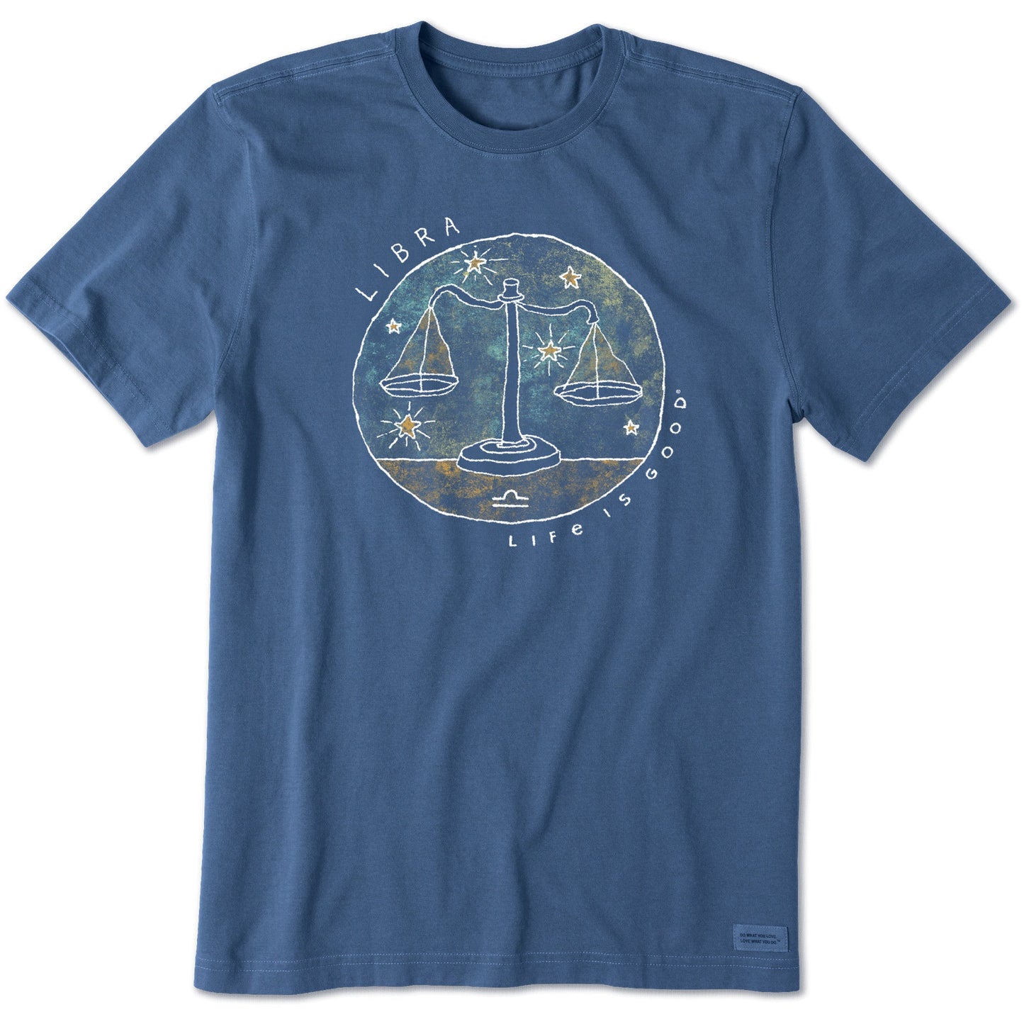 Men's Trippy Libra Short Sleeve Crusher Tee