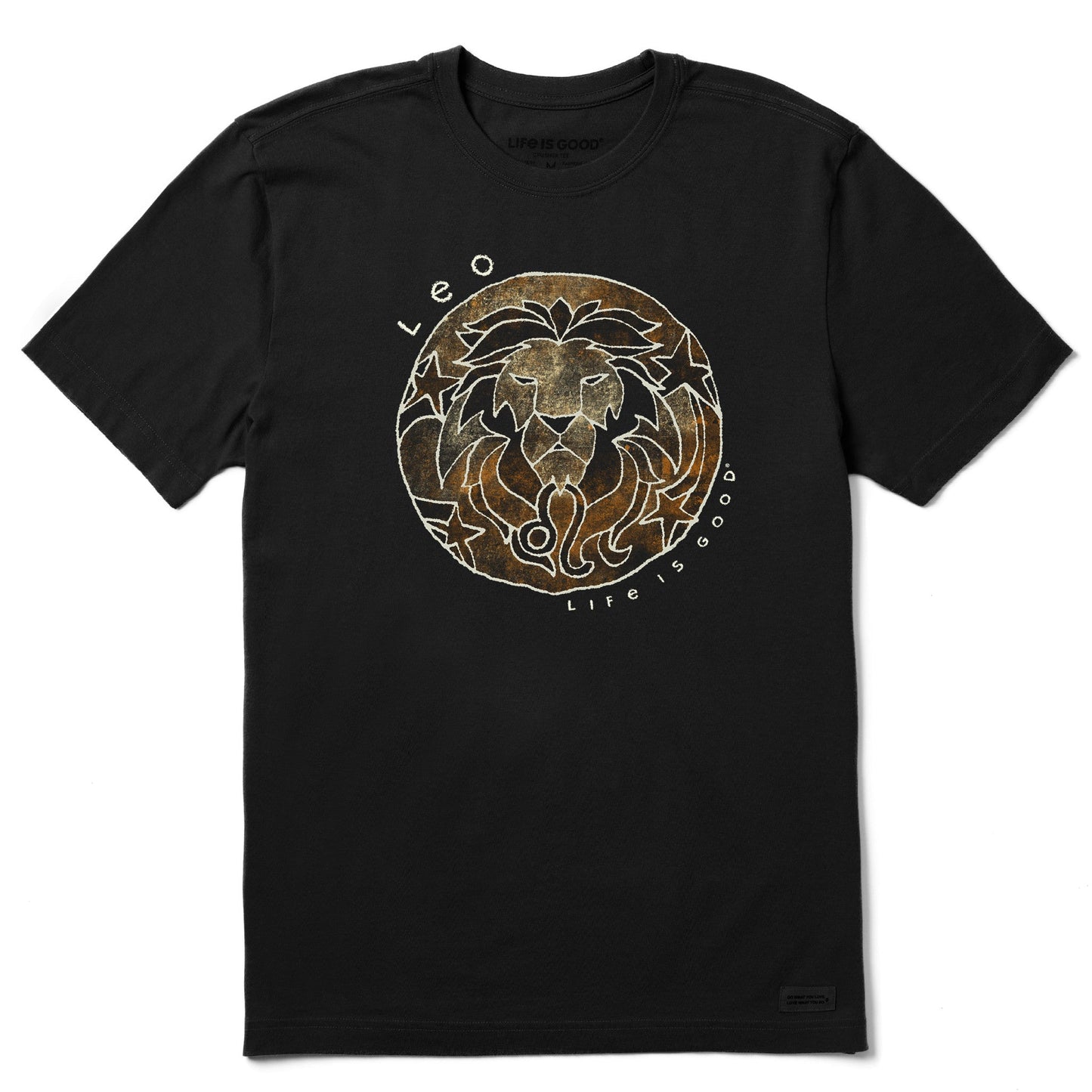 Men's Trippy Leo Short Sleeve Crusher Tee