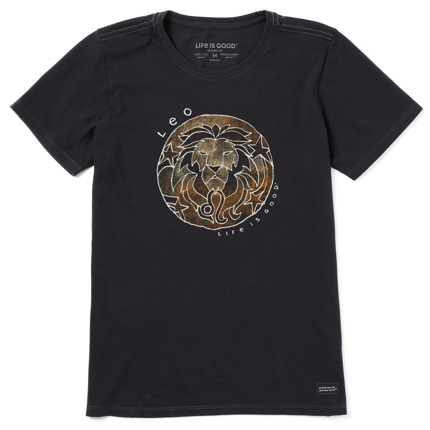 Women's Trippy Leo Short Sleeve Crusher Tee