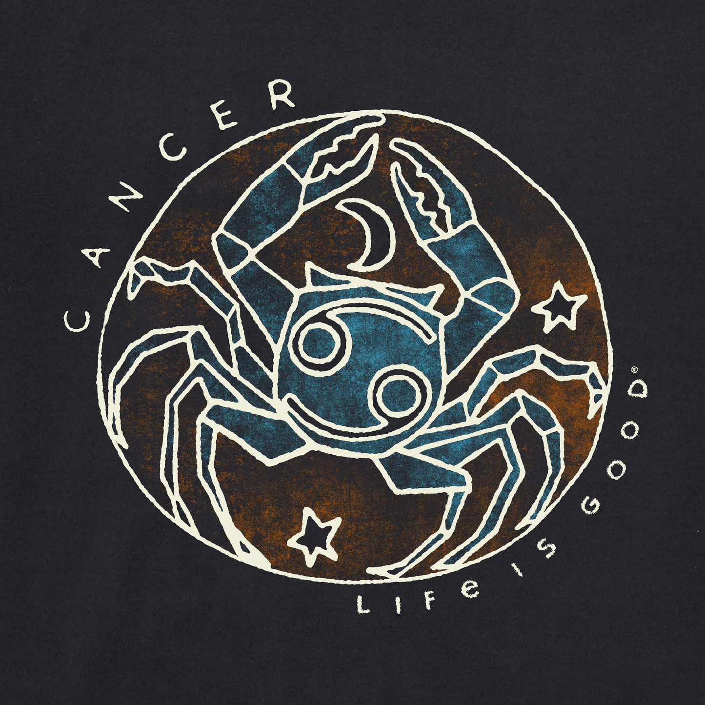 Men's Trippy Cancer Short Sleeve Crusher Tee