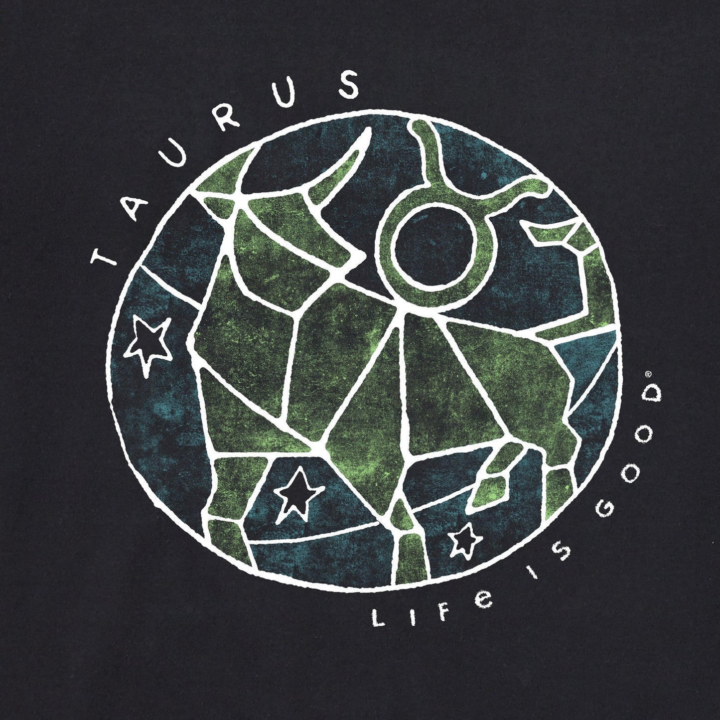 Men's Trippy Taurus Short Sleeve Crusher Tee