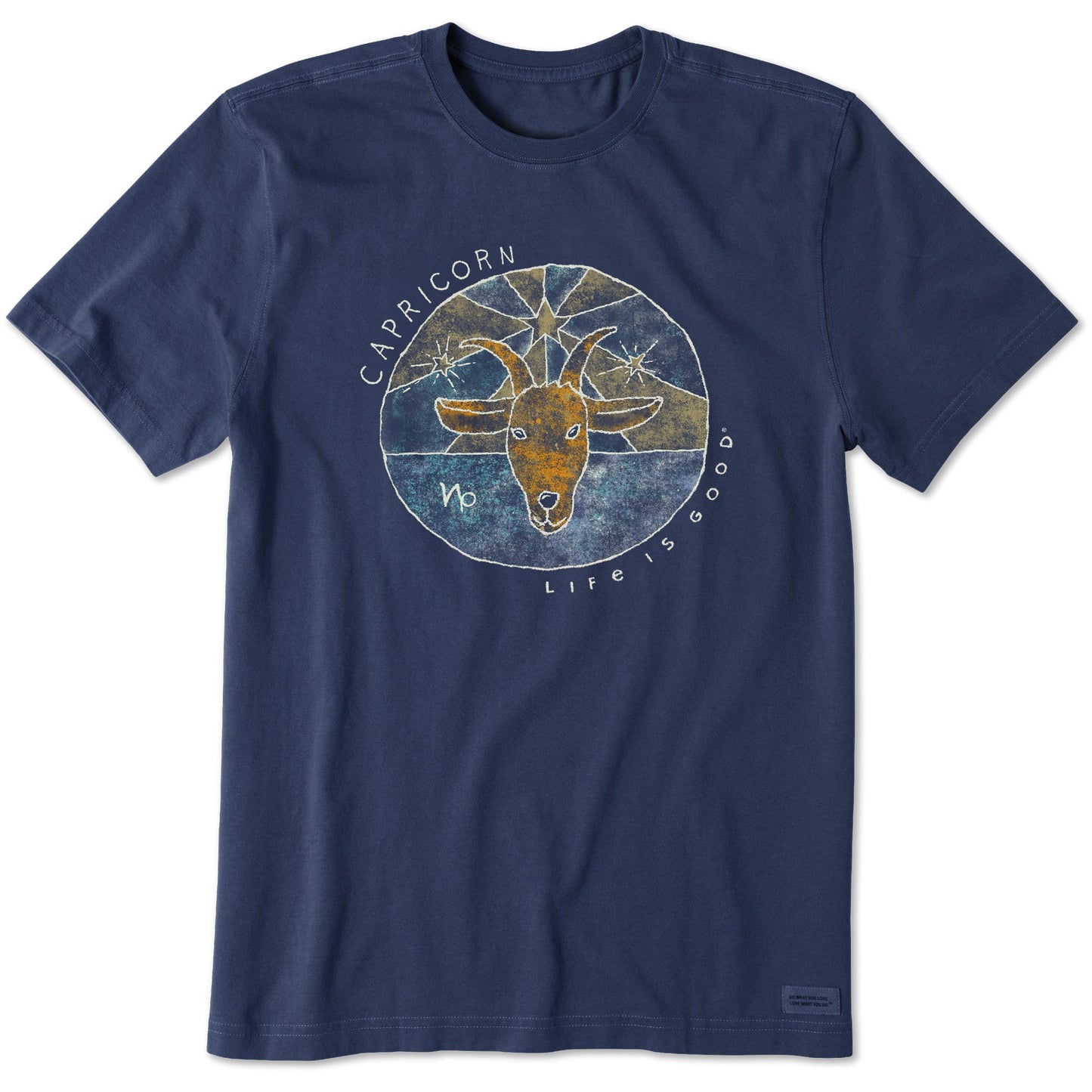 Men's Trippy Capricorn Short Sleeve Crusher Tee