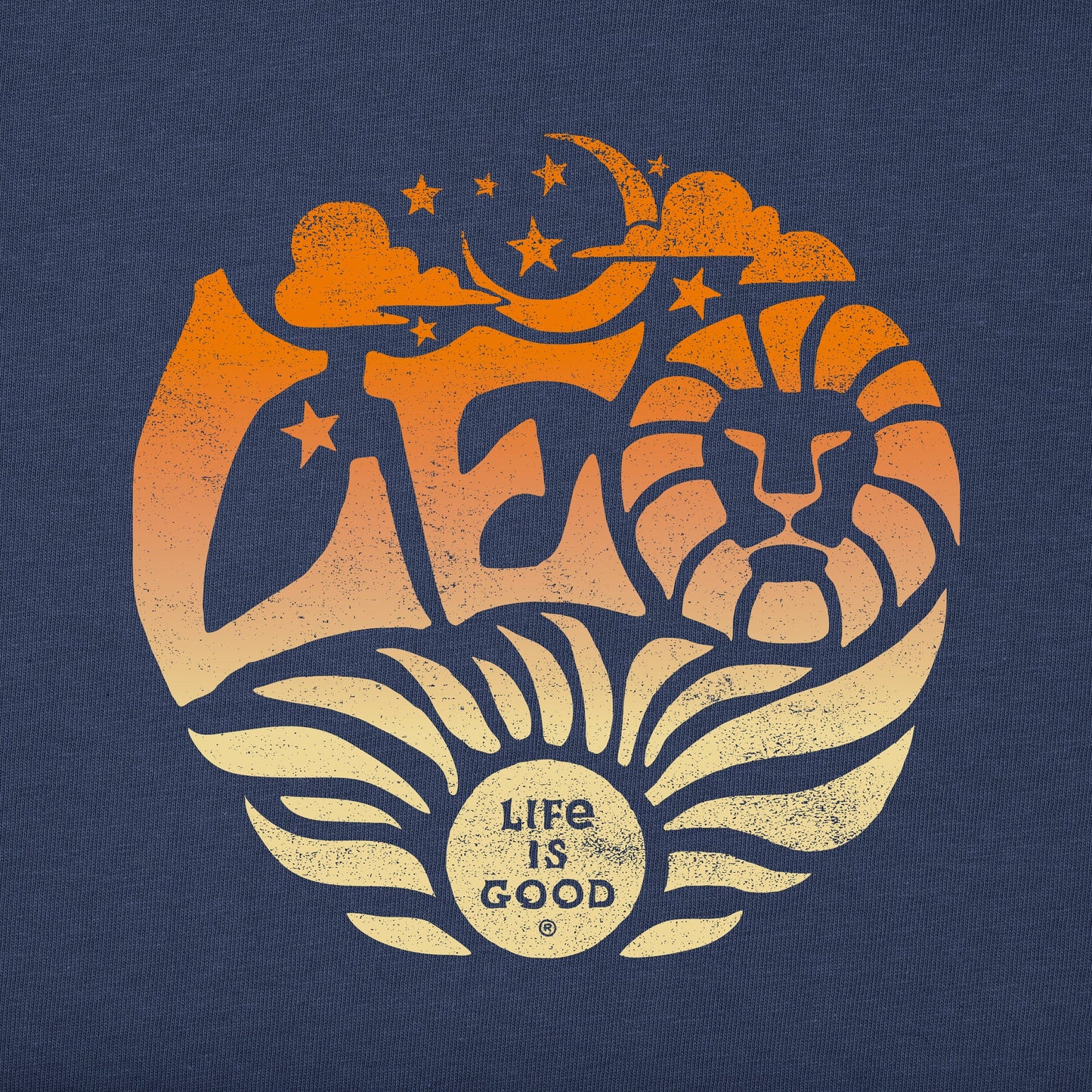 Men's Leo Zodiac Vibes Short Sleeve Crusher Tee