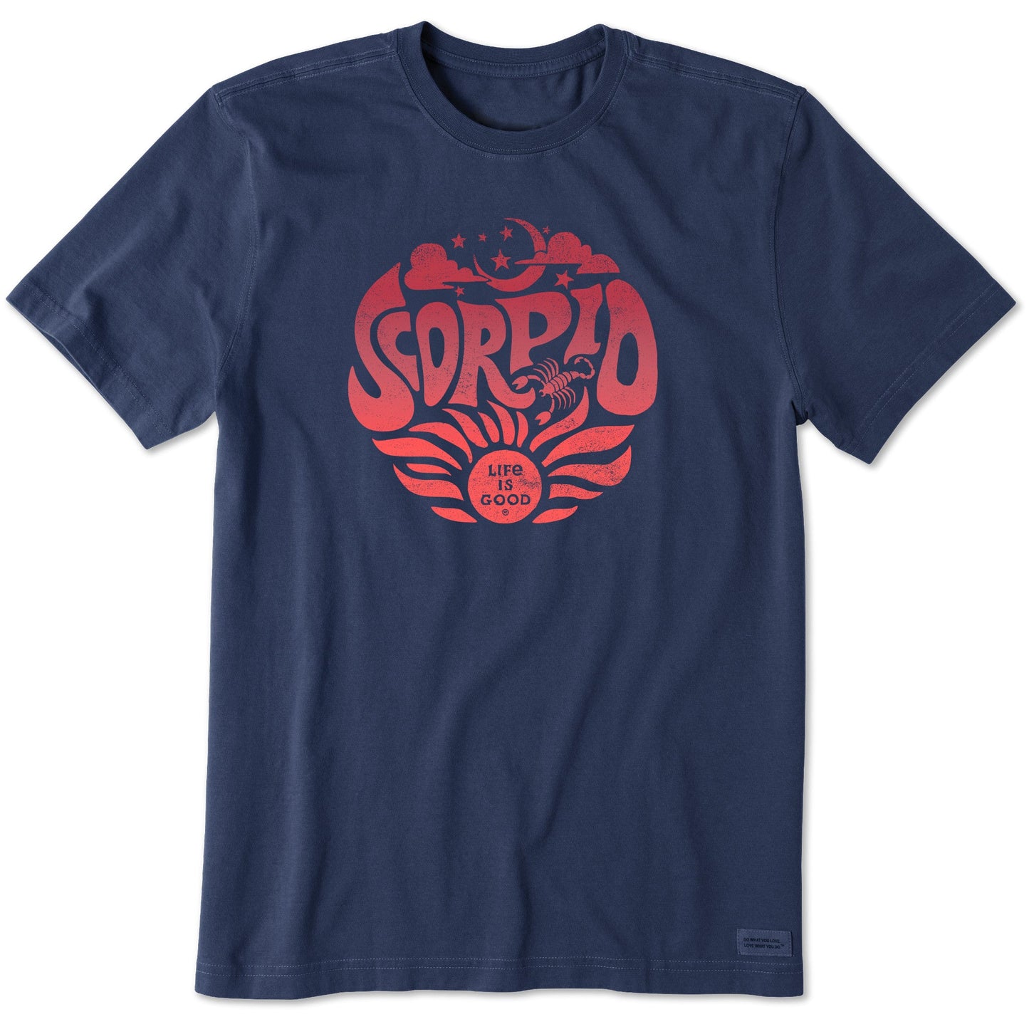 Men's Scorpio Zodiac Vibes Short Sleeve Crusher Tee
