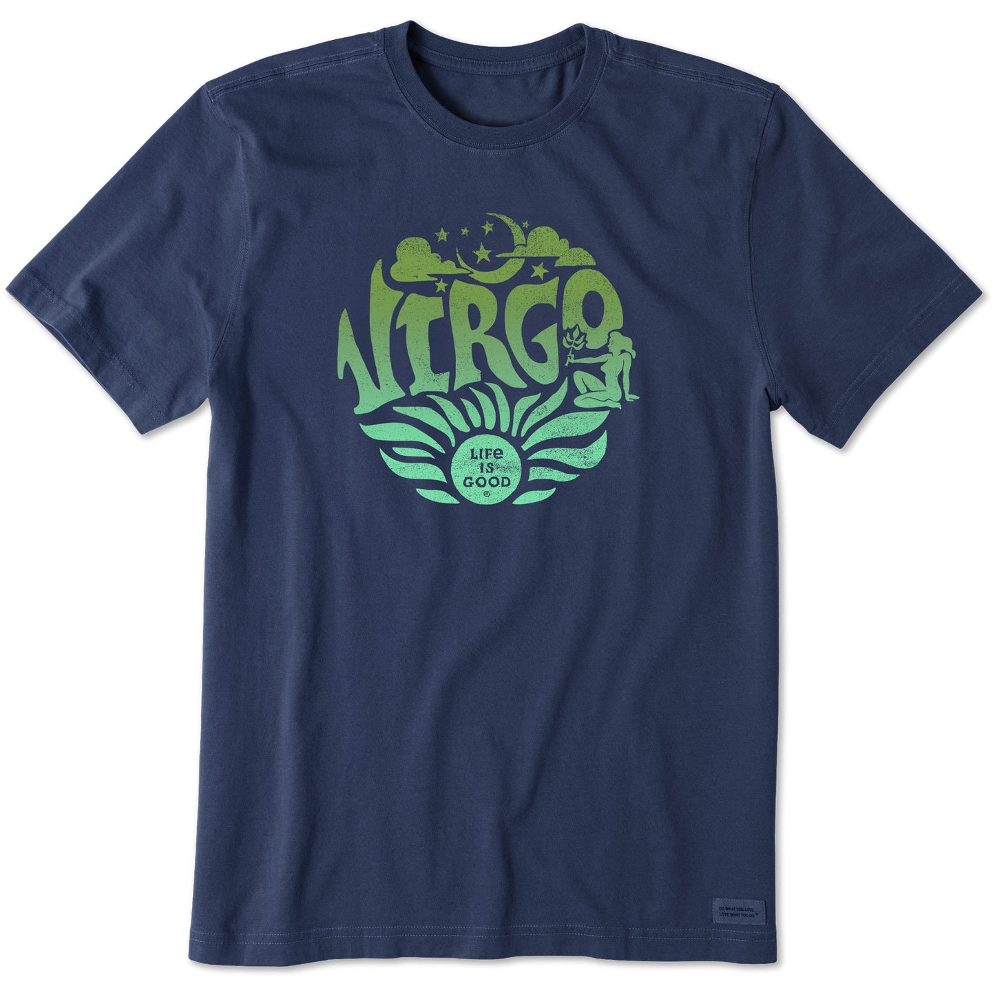 Men's Virgo Zodiac Vibes Short Sleeve Crusher Tee