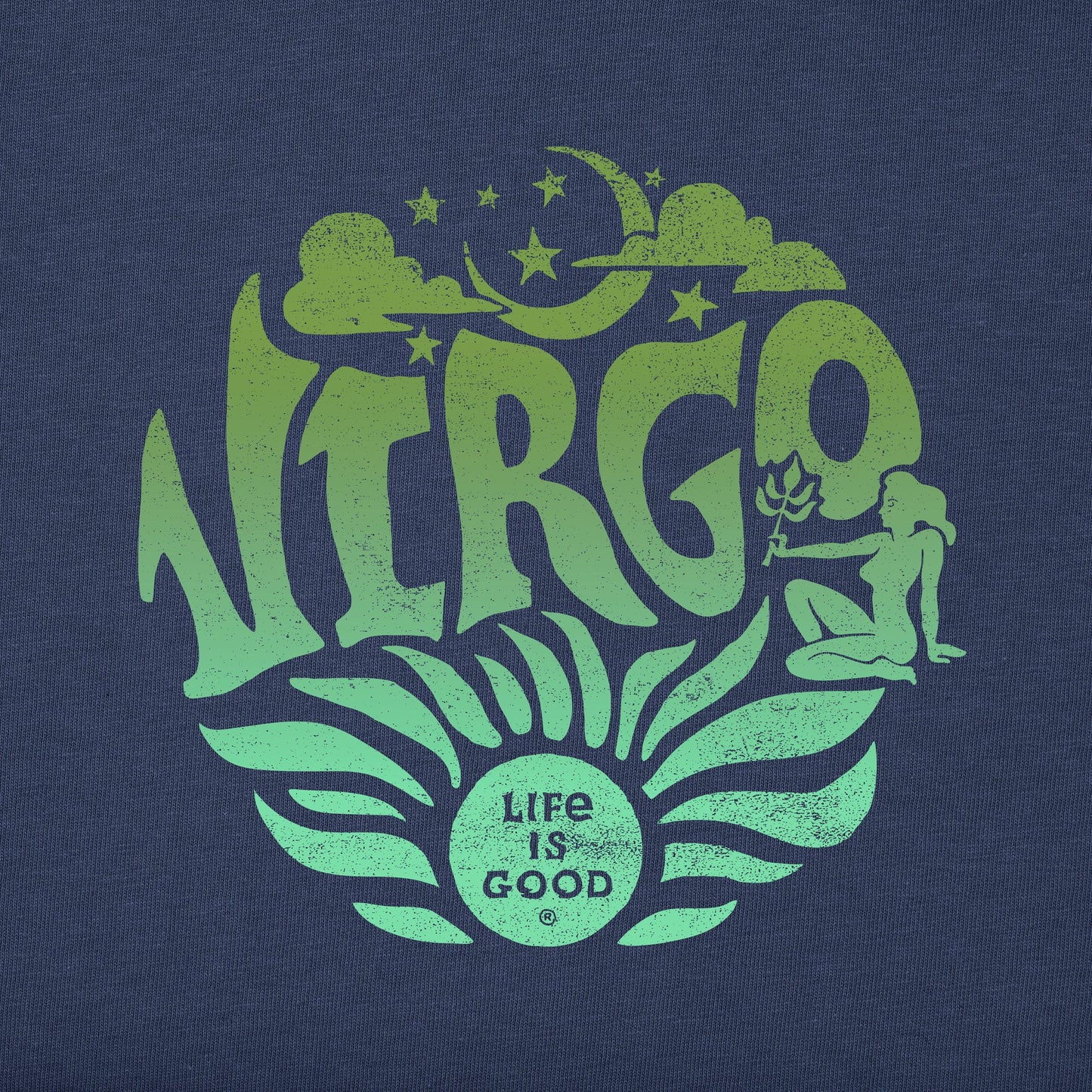 Men's Virgo Zodiac Vibes Short Sleeve Crusher Tee