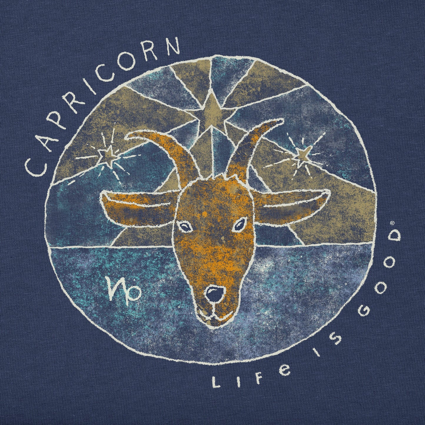 Women's Trippy Capricorn Short Sleeve Crusher Tee