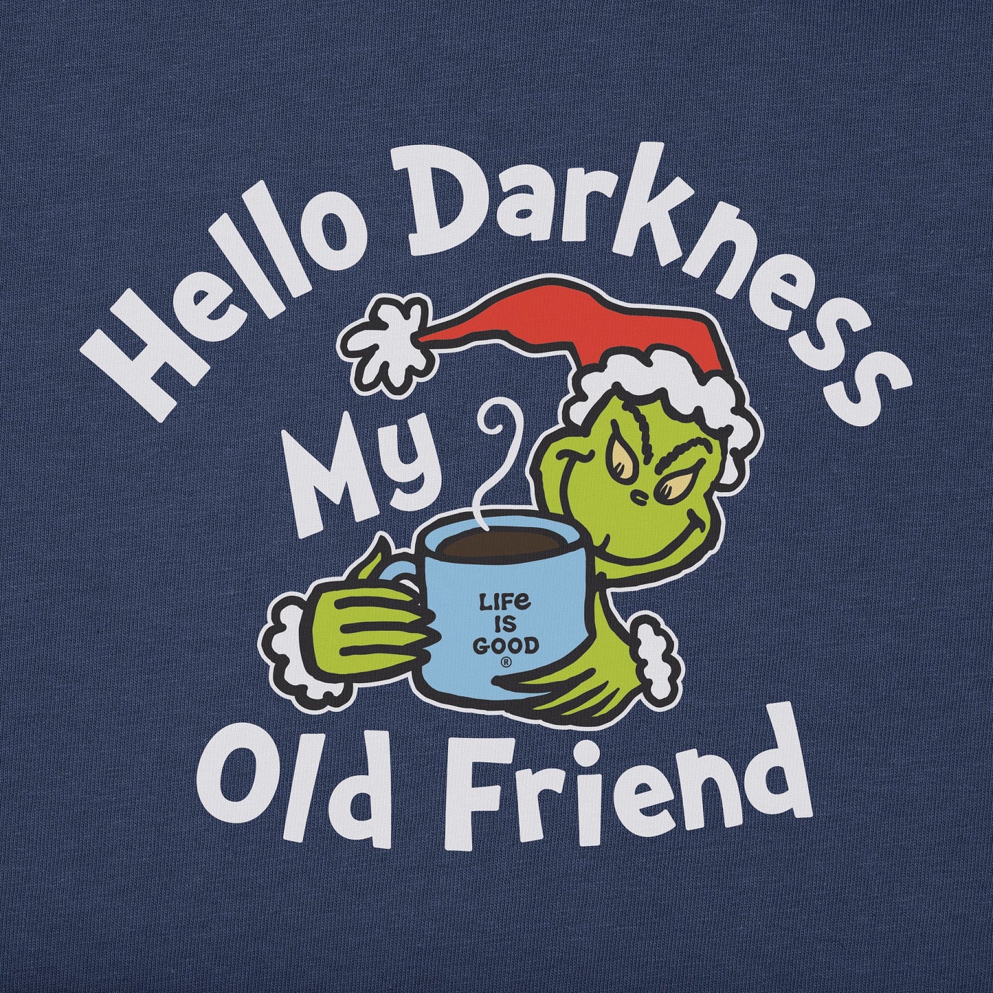 Women's Grinch Hello Darkness Short Sleeve Crusher Tee