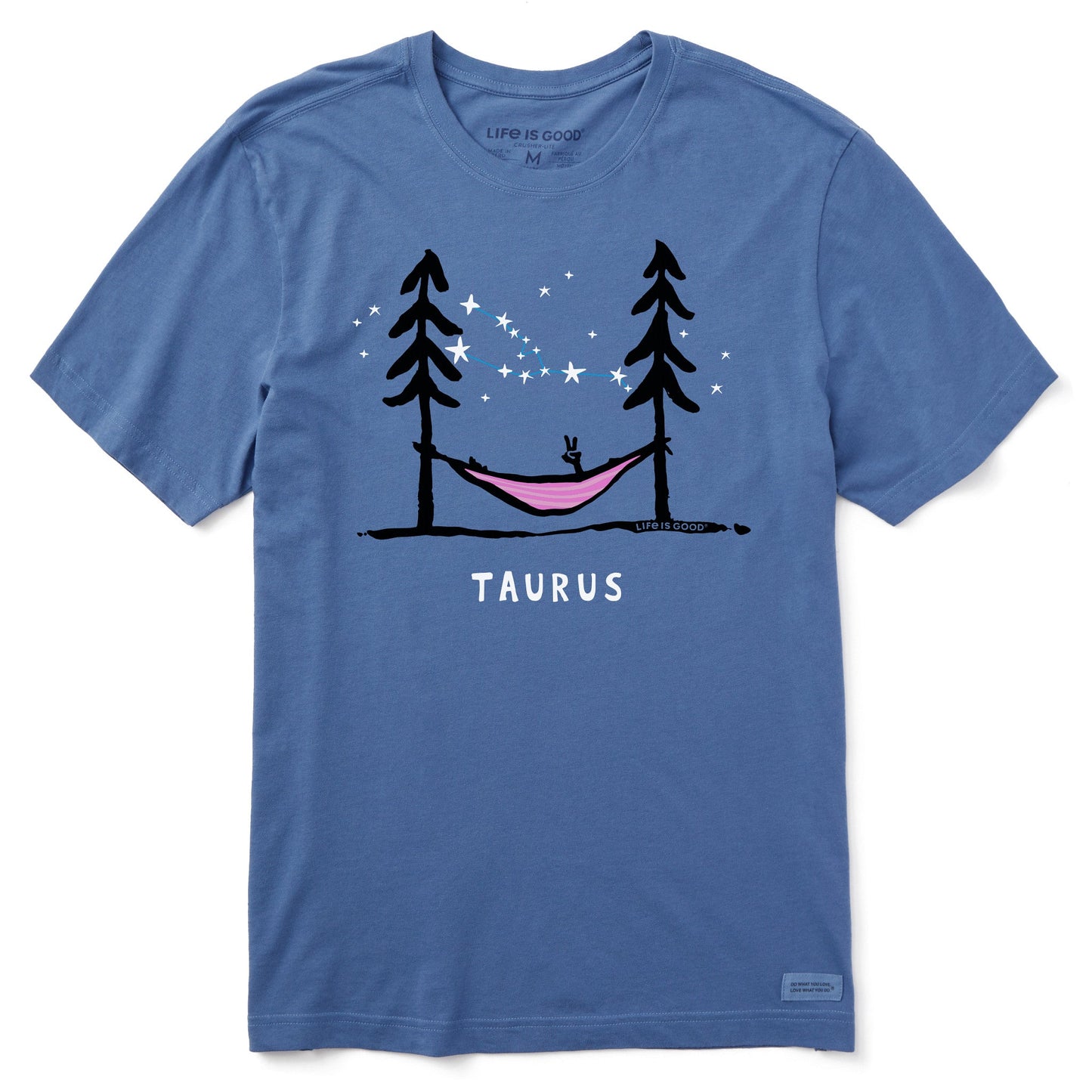 Men's Zodiac Hammock Taurus Short Sleeve Crusher Tee