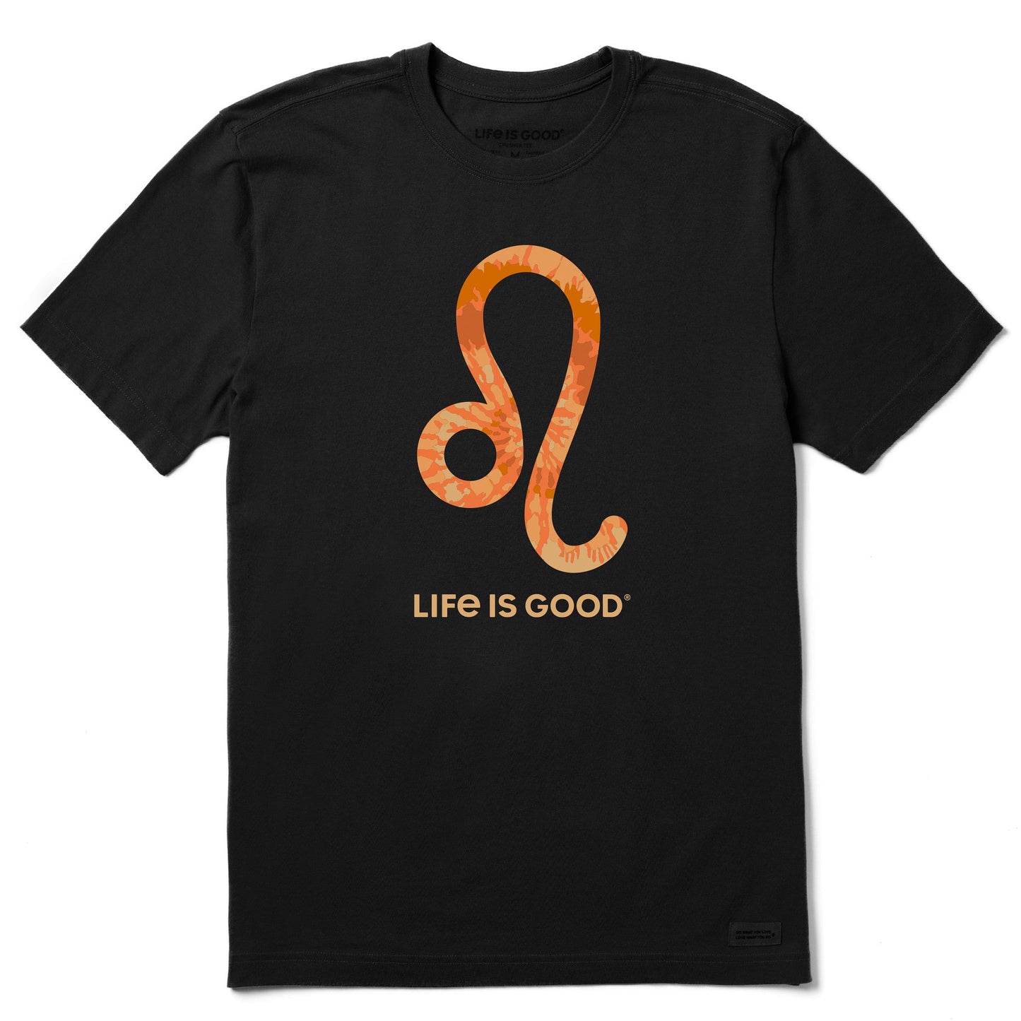 Men's Leo Sign Tie Dye Short Sleeve Crusher Tee