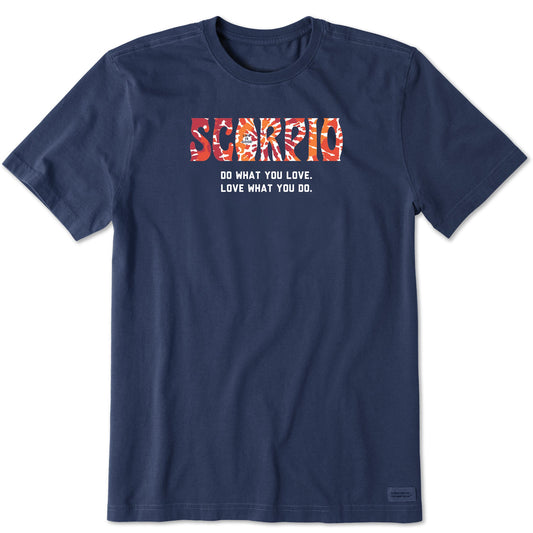 Men's Scorpio Tie Dye Short Sleeve Crusher Tee