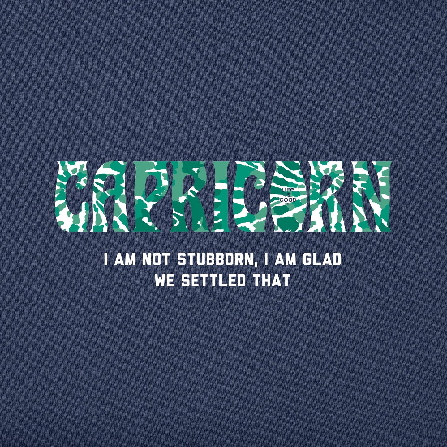 Men's Capricorn Tie Dye Short Sleeve Crusher Tee