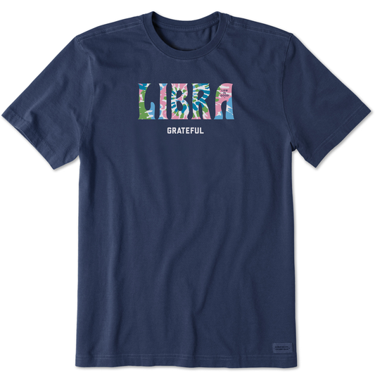 Men's Libra Tie Dye Short Sleeve Crusher Tee