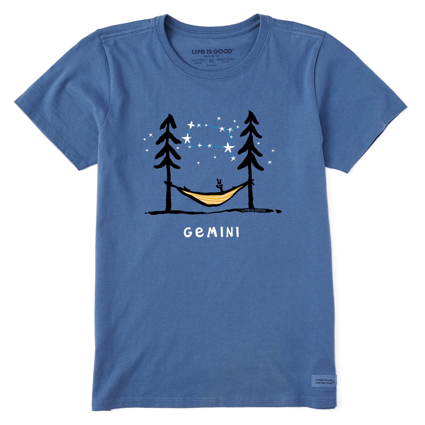 Women's Zodiac Hammock Gemini Short Sleeve Crusher Tee