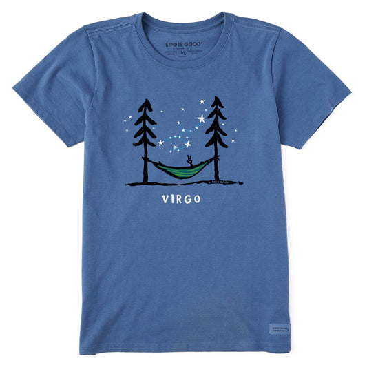 Women's Zodiac Hammock Virgo Short Sleeve Crusher Tee