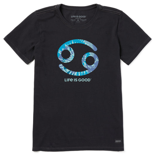 Women's Cancer Sign Tie Dye Short Sleeve Crusher Tee