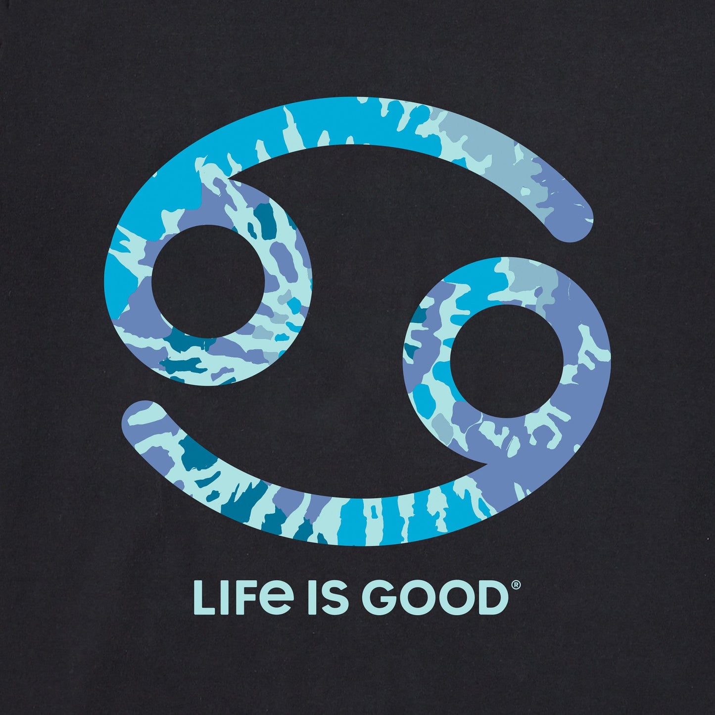 Women's Cancer Sign Tie Dye Short Sleeve Crusher Tee