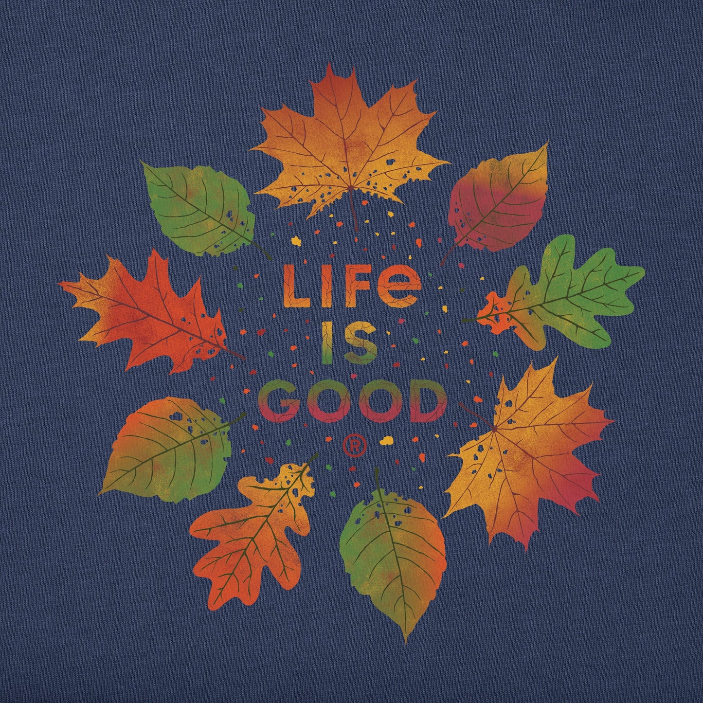 Women's Autumn Circle Short Sleeve Crusher Tee