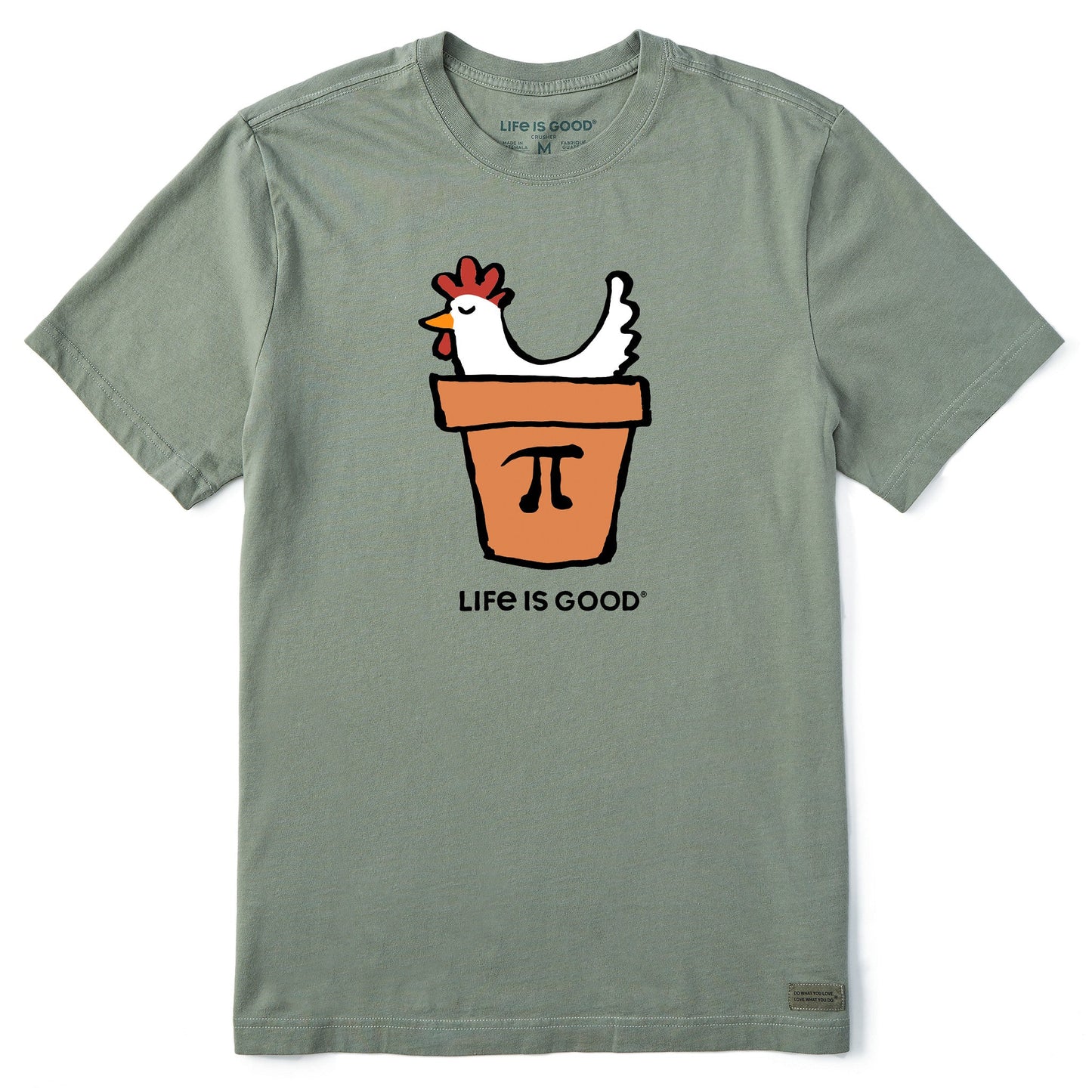 Men's Chicken Pot Pi Short Sleeve Crusher Tee