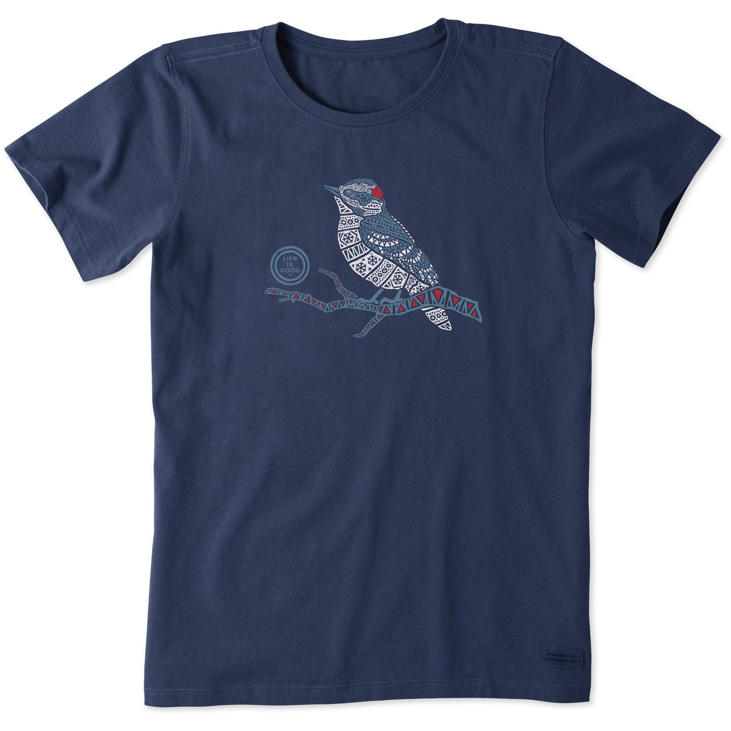 Women's Tribal Woodpecker Short Sleeve Crusher Tee