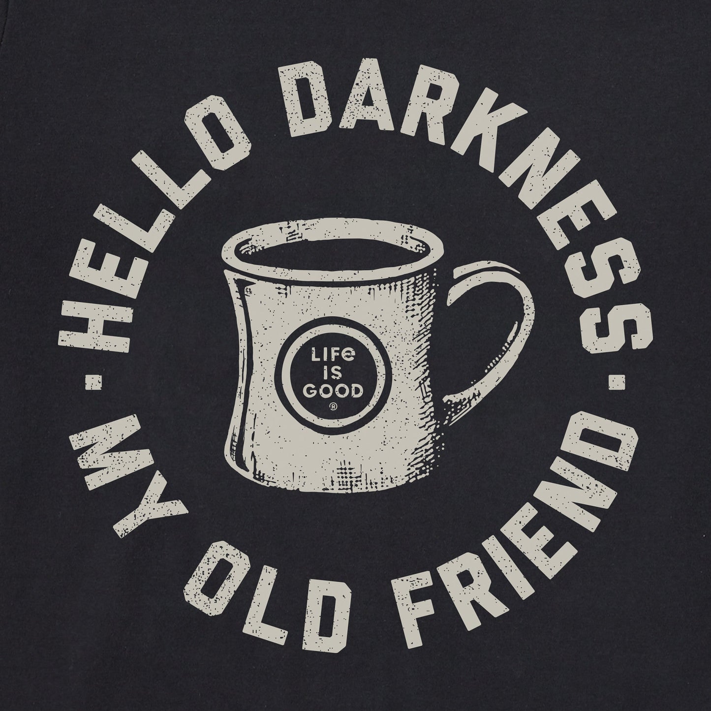 Women's Hello Darkness My Old Friend Simply True Fleece Hoodie