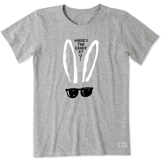 Women's Where's the Candy at? Short Sleeve Crusher Tee