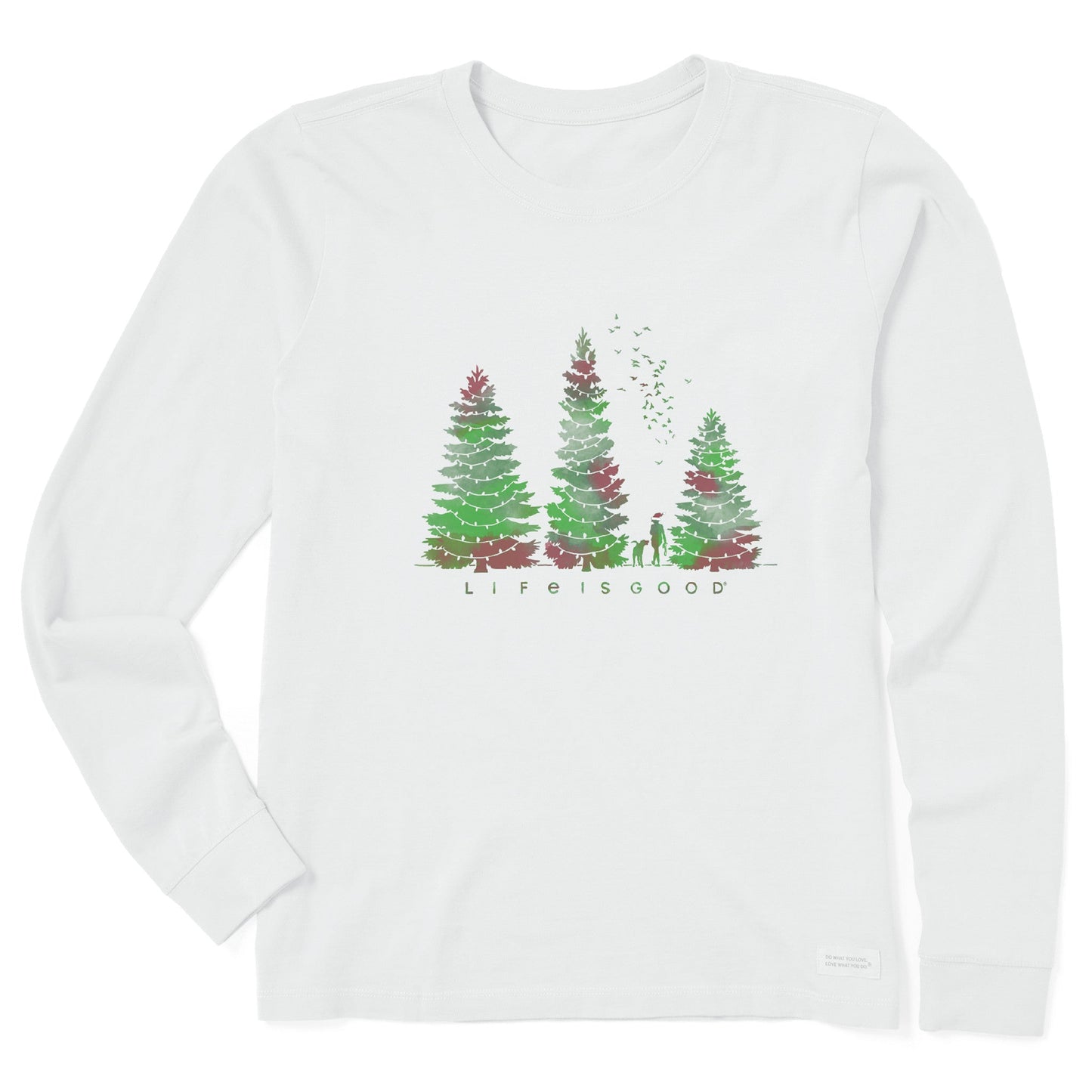 Women's Christmas Hike Long Sleeve Crusher Tee