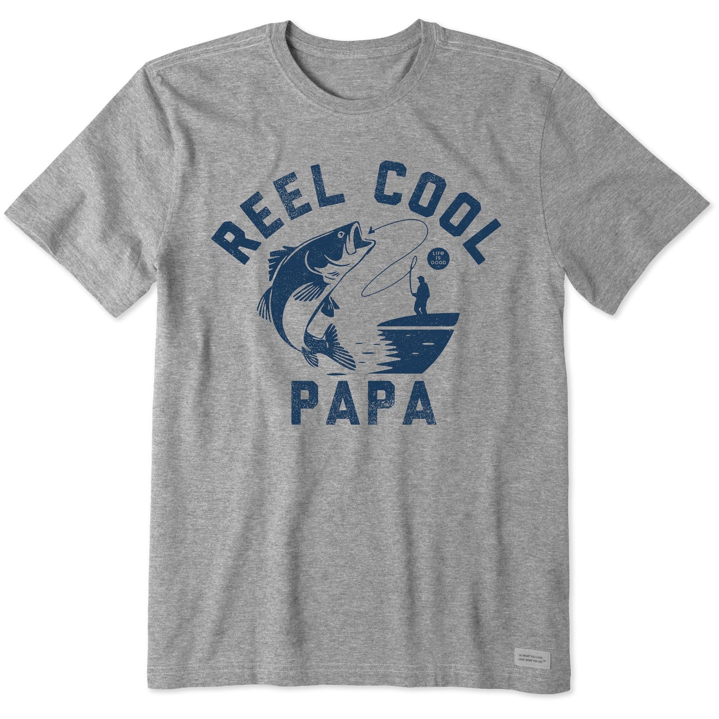 Men's Reel Cool Papa Fishing Short Sleeve Crusher Tee