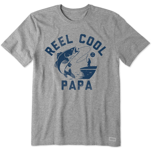 Men's Reel Cool Papa Fishing Short Sleeve Crusher Tee
