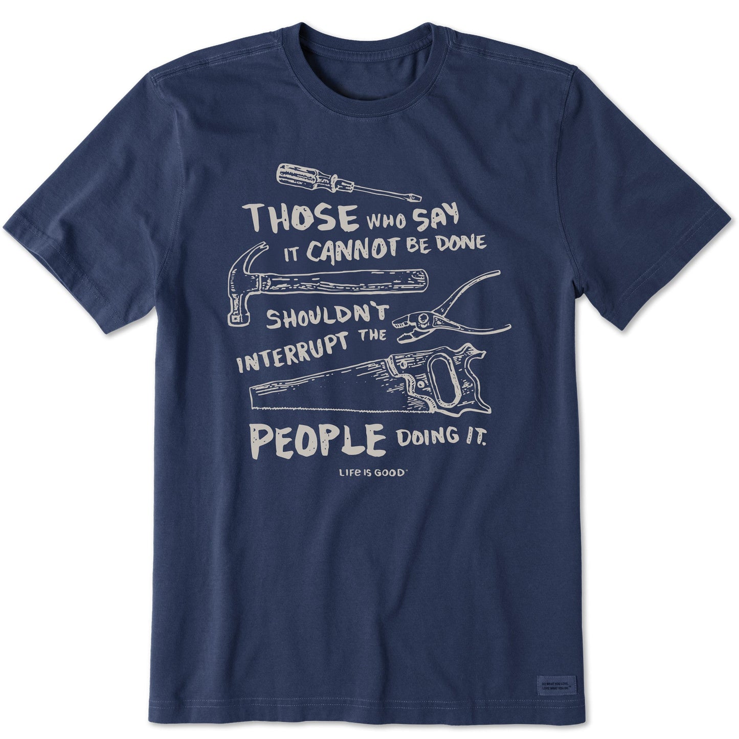 Men's Don't Interrupt - Tools Short Sleeve Crusher Tee