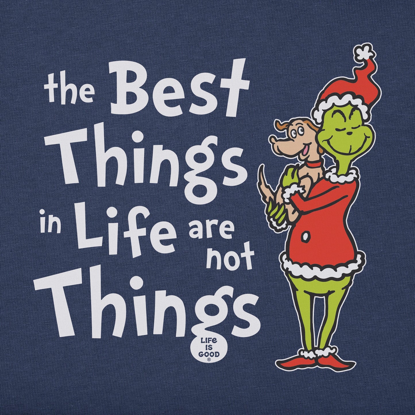 Women's Grinch and Max The Best Things Long Sleeve Crusher Vee