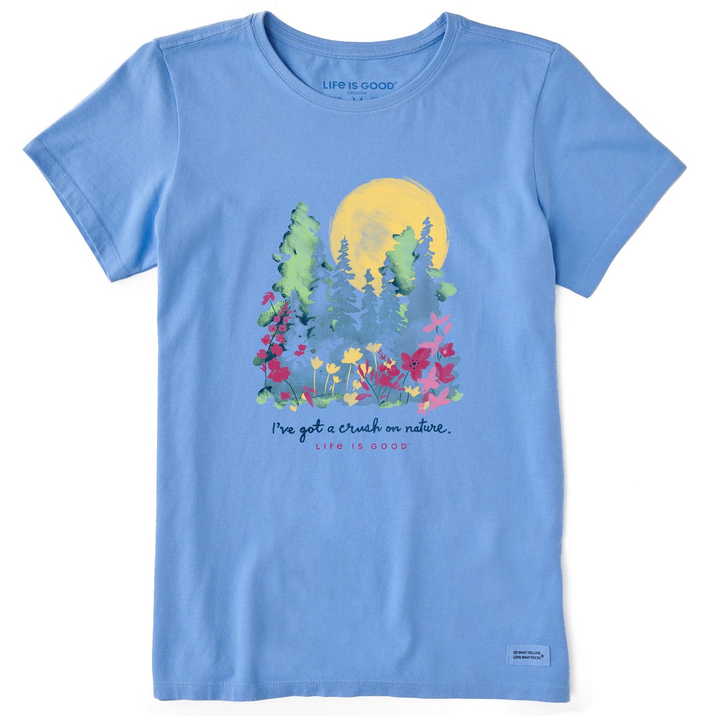 Women's Crush on Nature Wildflowers Short Sleeve Tee