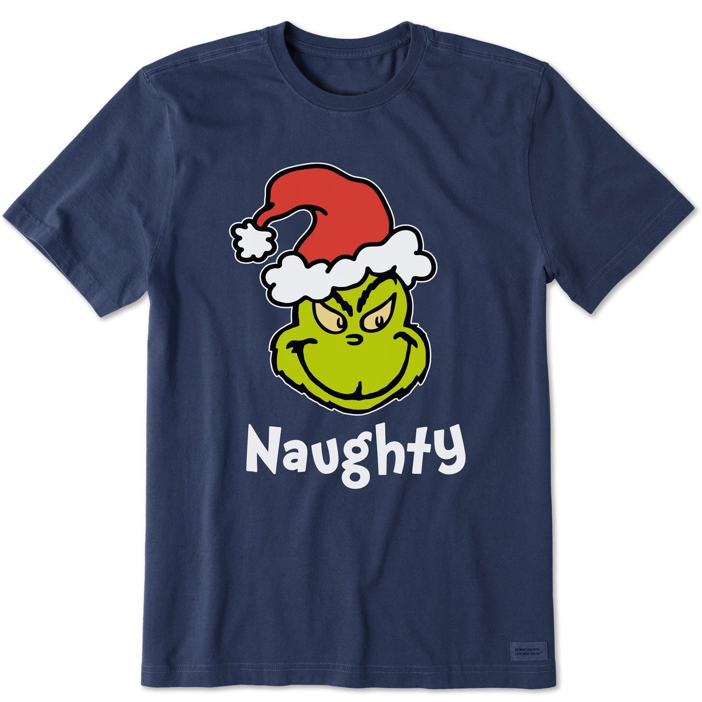 Men's Naughty Grinch Short Sleeve Crusher Tee