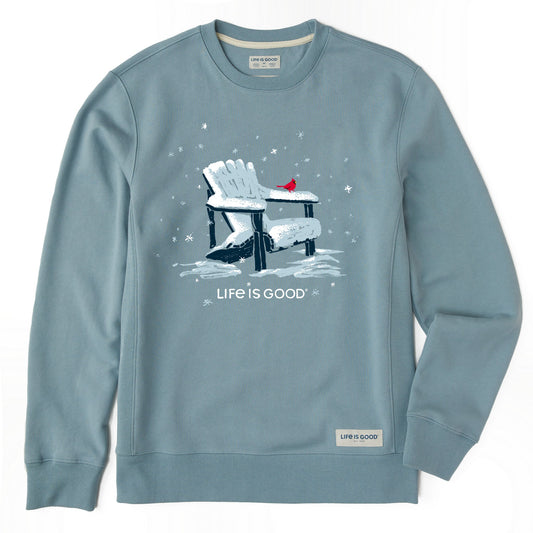 Men's Snowy Adirondack Cardinal Simply True Crew