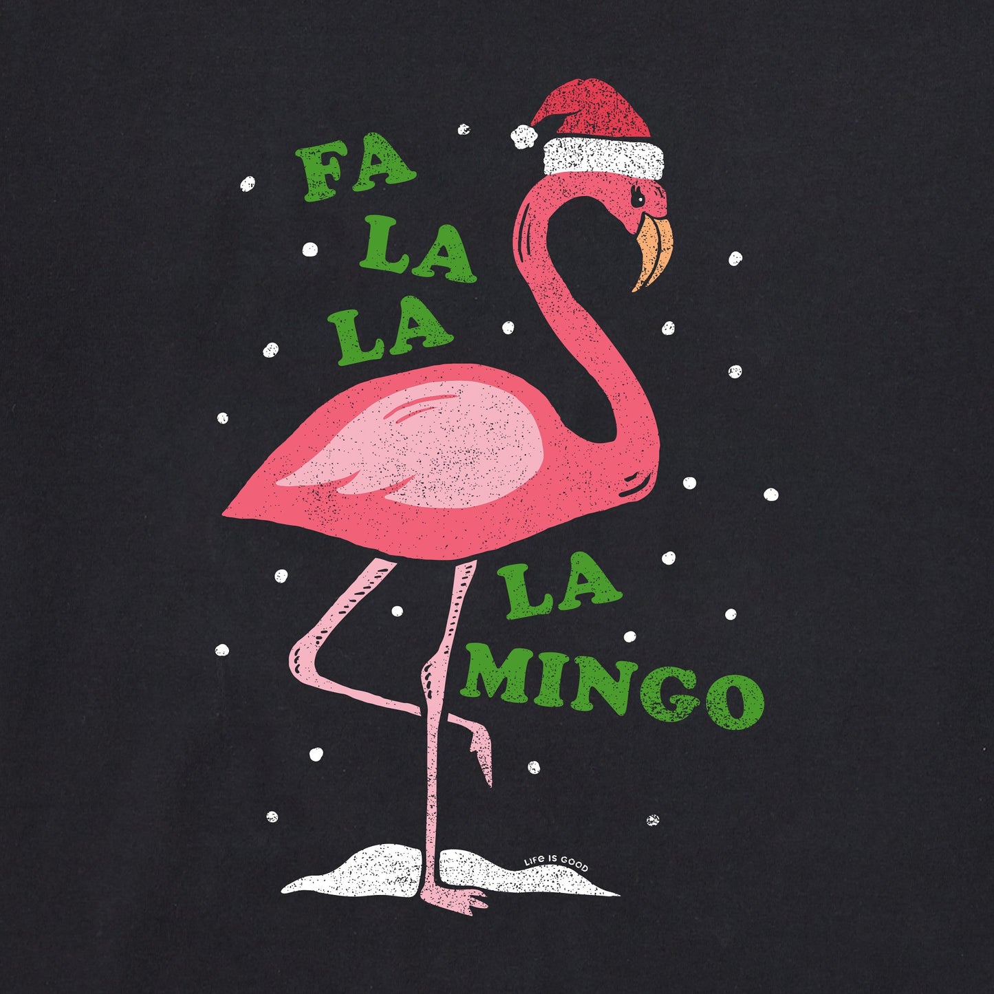 Women's FaLaLaLamingo Short Sleeve Crusher Tee