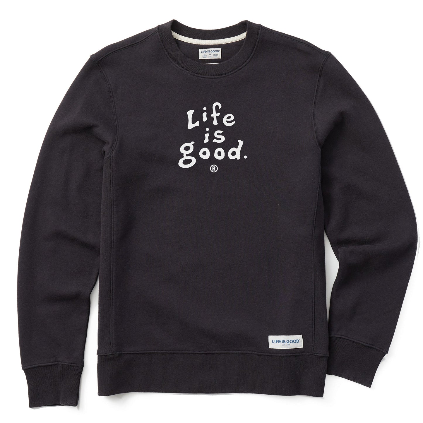 Men's LIG Vintage Wordmark Stacked Simply True Fleece Crew