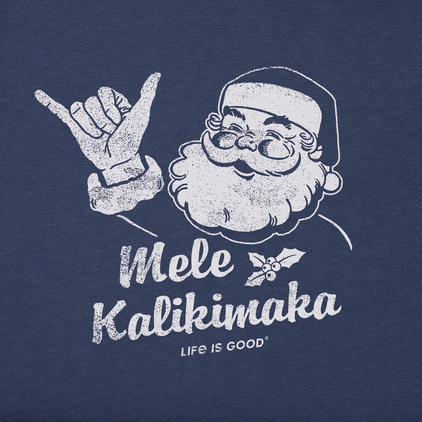 Men's Santa Mele Kalikimaka Simply True Fleece Crew