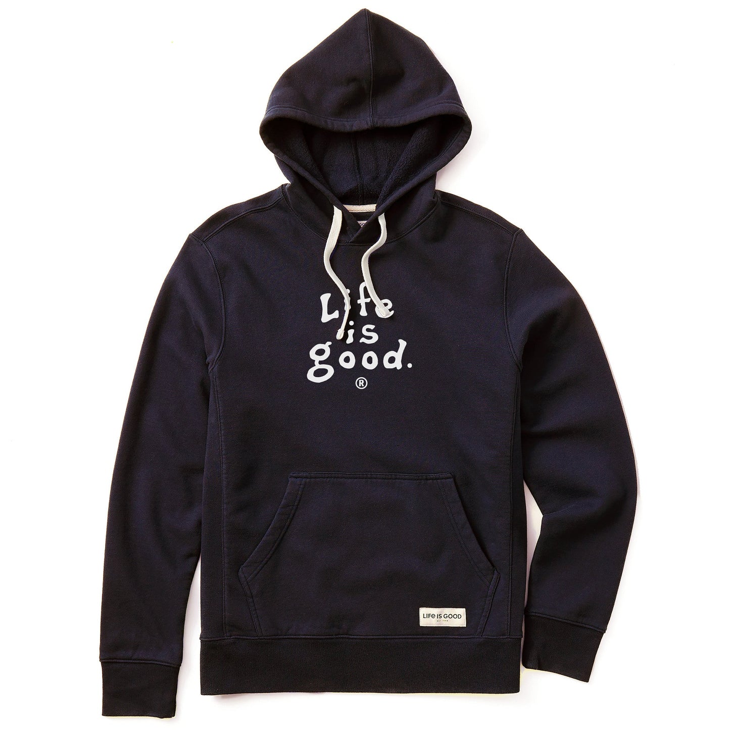 Men's LIG Vintage Wordmark Stacked Simply True Fleece Hoodie